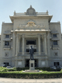 Building with Statue